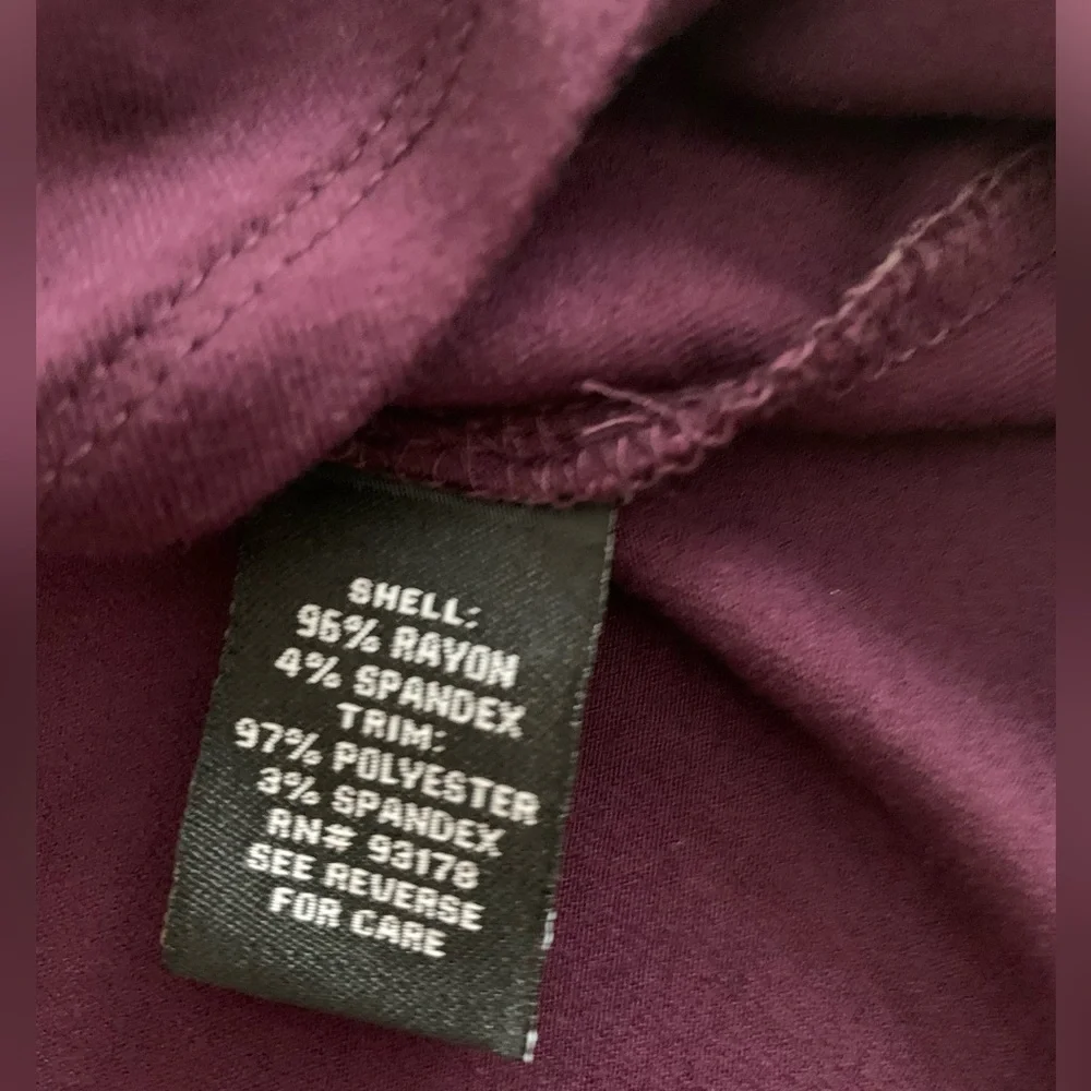 Premise Women's Long Sleeve Top in Deep Purple - Picture 6 of 16